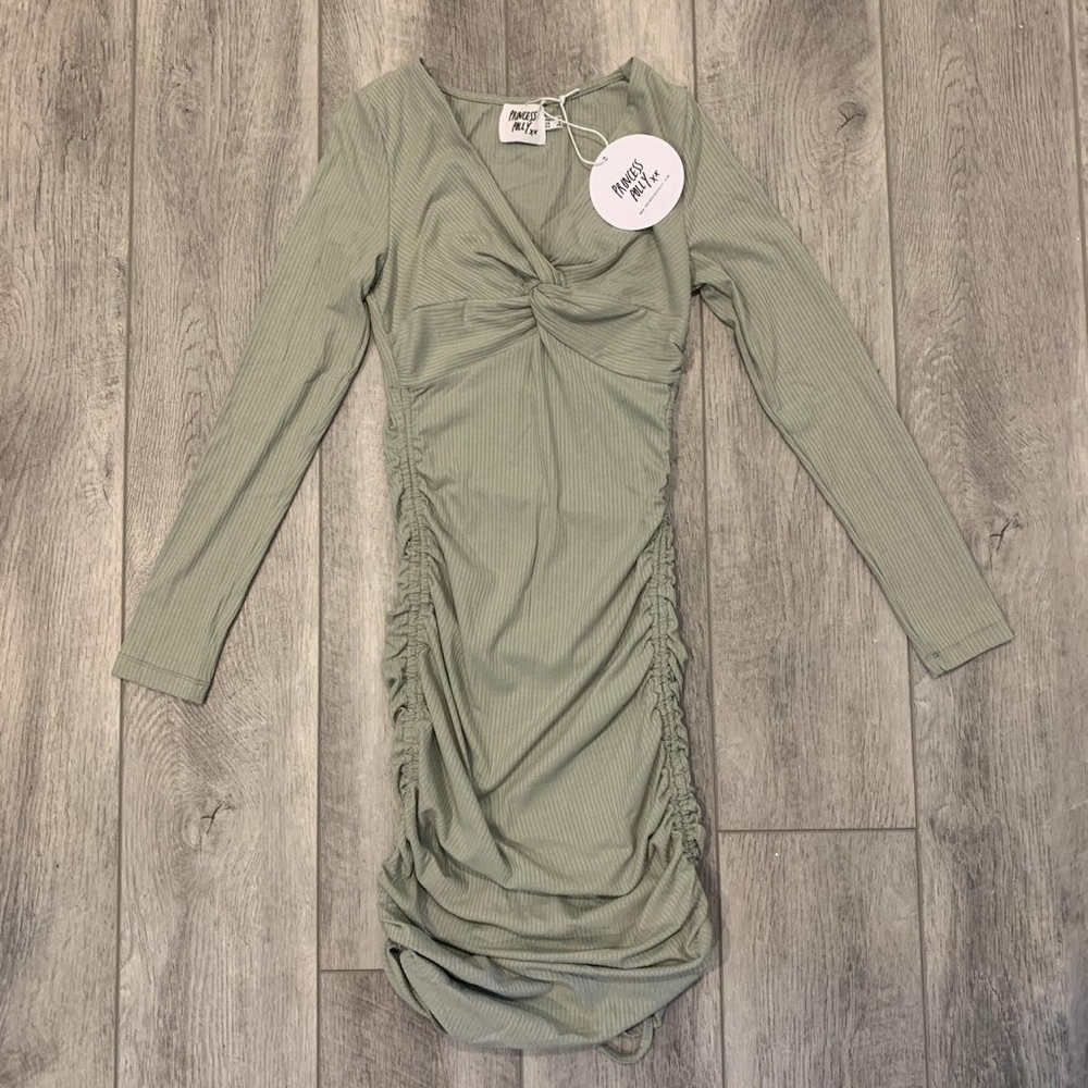Green Princess Polly Cinch Dress